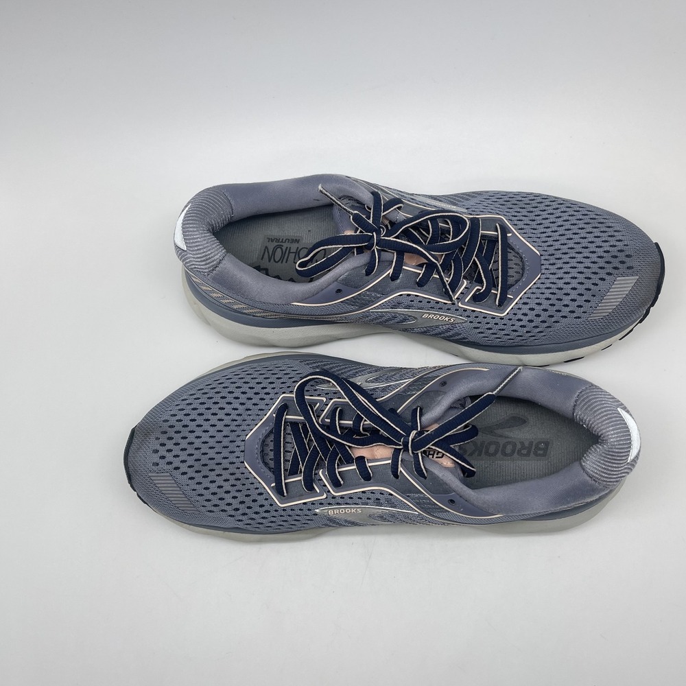 Brooks Sneakers Womens 9 B Ghost 12 1203051B086‎ Gray Running Athletic Shoes - Picture 8 of 13